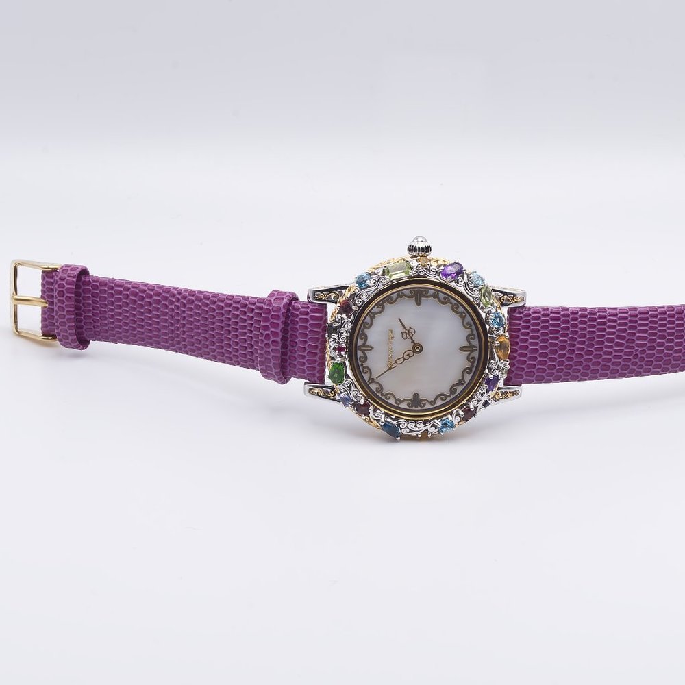 Unique, Beautiful Multi-Gemstone Watch